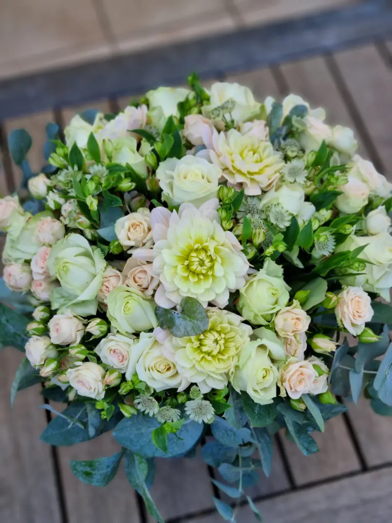 Aura - Bouquet blanc (S, Sans message)